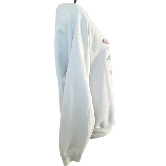 Gildan Women's Size Medium Greige Butterfly Bible Verse Inspirational Sweatshirt - Picture 6 of 6